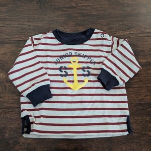 *Sold* Baby boys striped sailor shirt